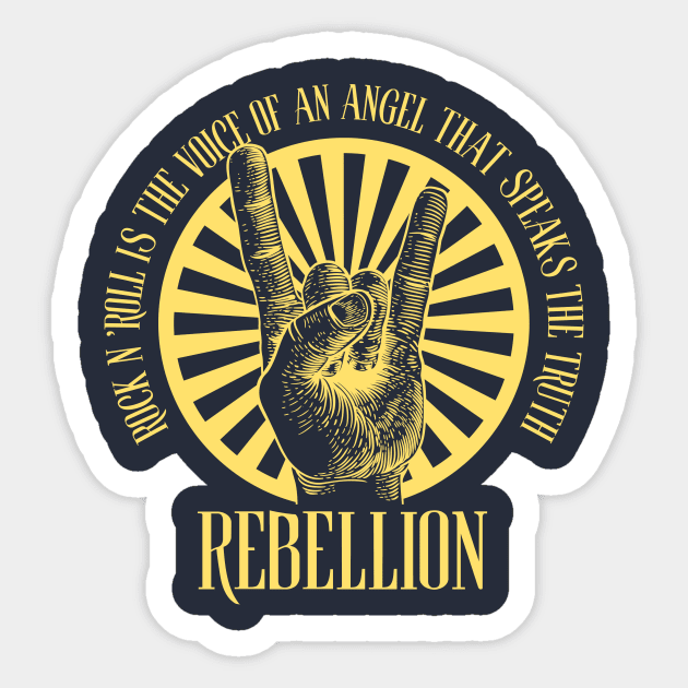 Rebellion Sticker by aliencok